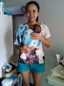 Rebozo wrap using a super shorty