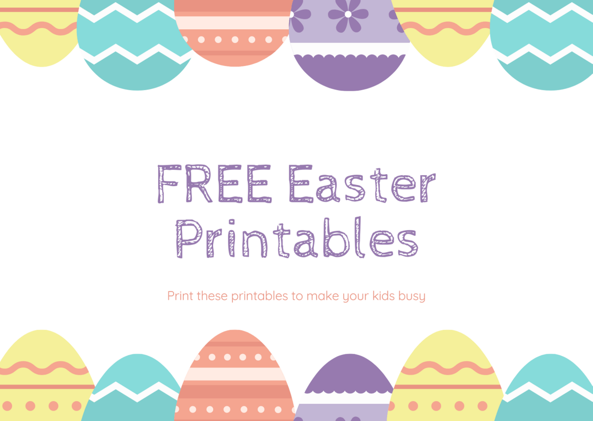 FREE Easter Printables for Kids – Mommyhood Journey