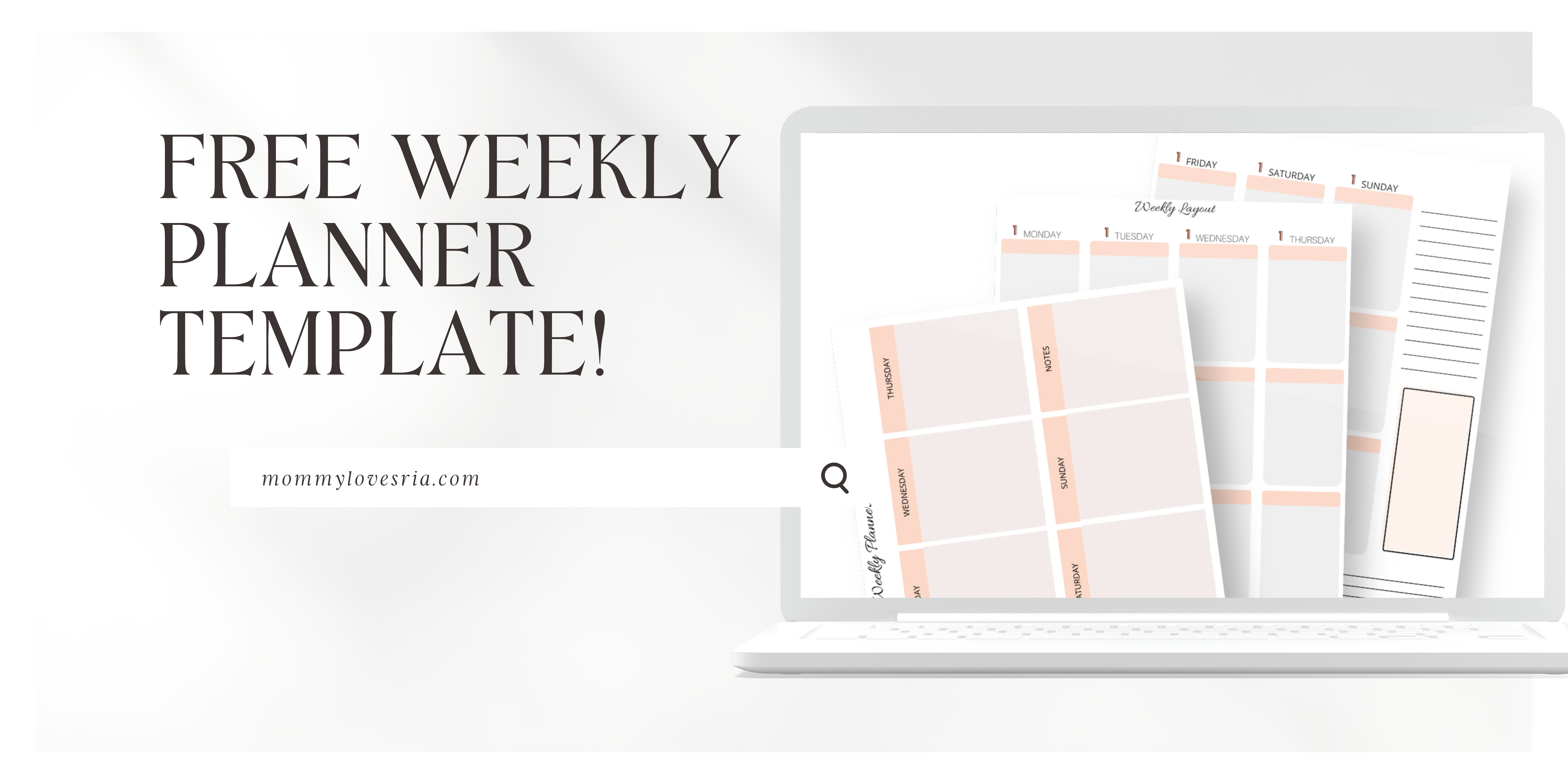 Weekly Planner Online Template
